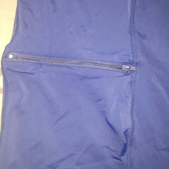 Swimsuits for All Nwt Navy Zip-Pocket Swim Skort Size 28 - Picture 4 of 7